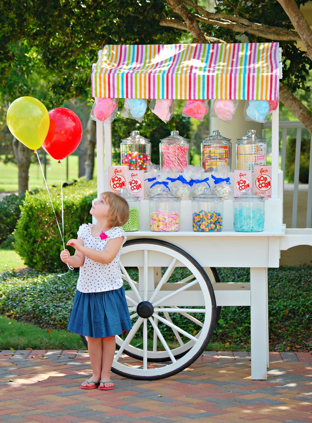 sweet Peyton's sweets cart